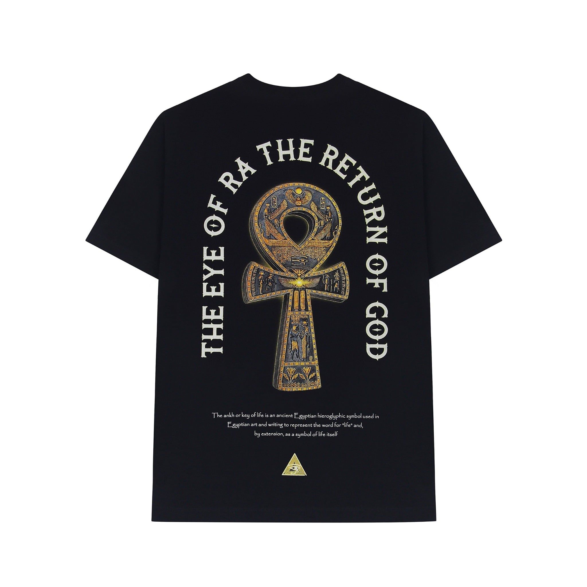  THE EYE OF RA TEE BLACK 