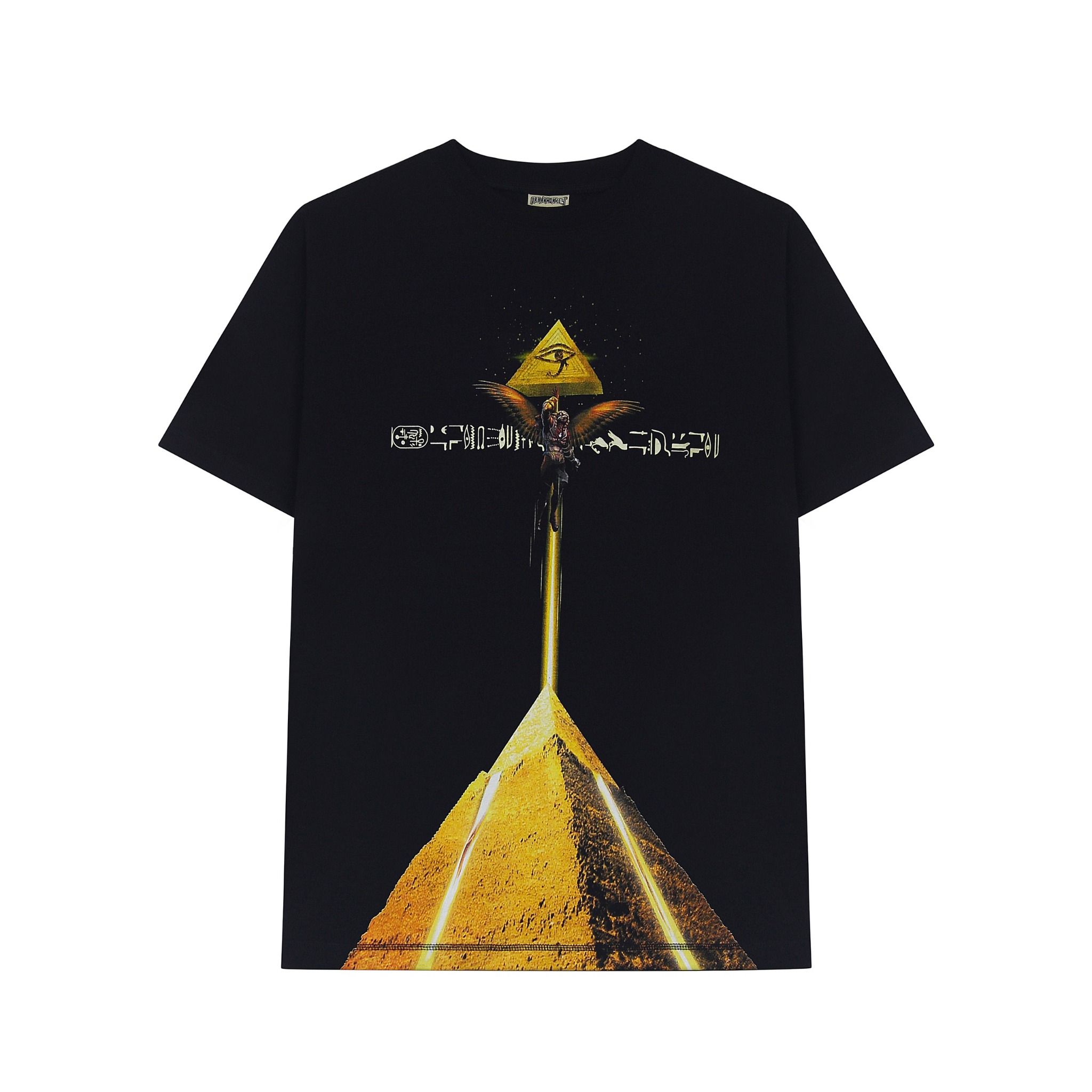  THE EYE OF RA TEE BLACK 