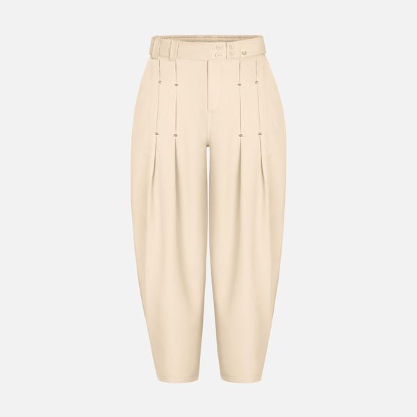  PLEATED WIDELEGS PANTS CREAM 