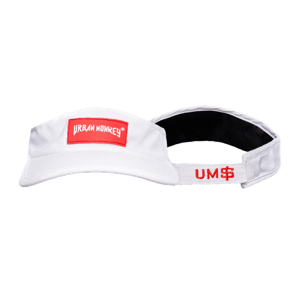  PVC GOLFCAP WHITE/RED 