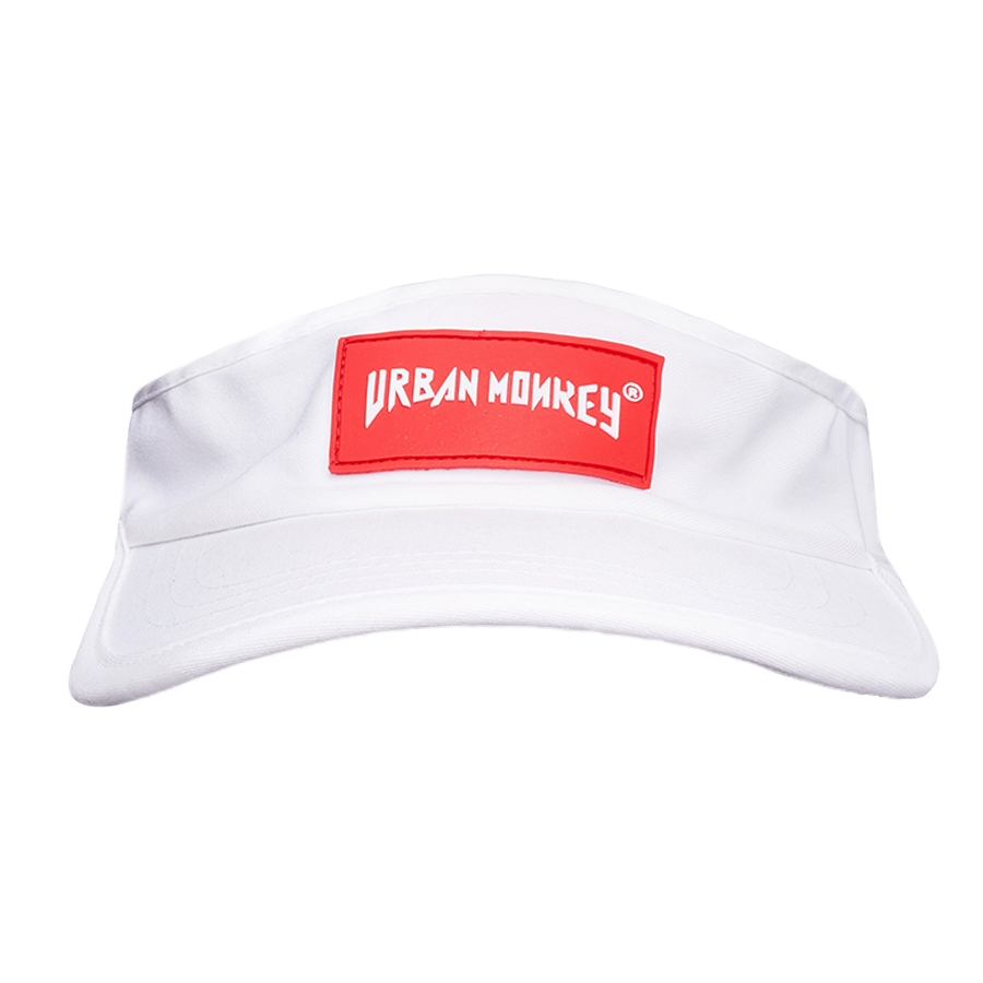  PVC GOLFCAP WHITE/RED x2 