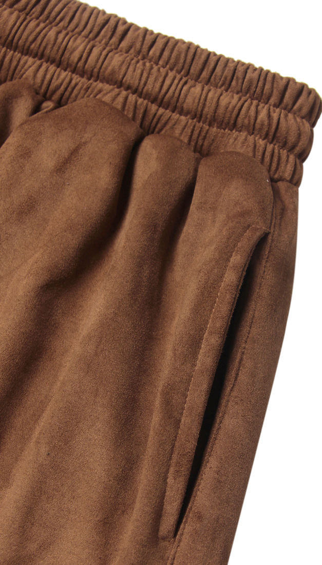  BASIC SUEDE SHORT BROWN 