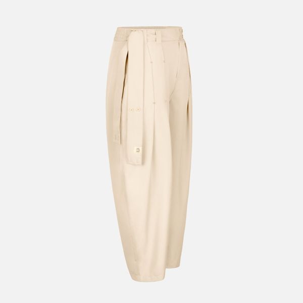  PLEATED WIDELEGS PANTS CREAM 
