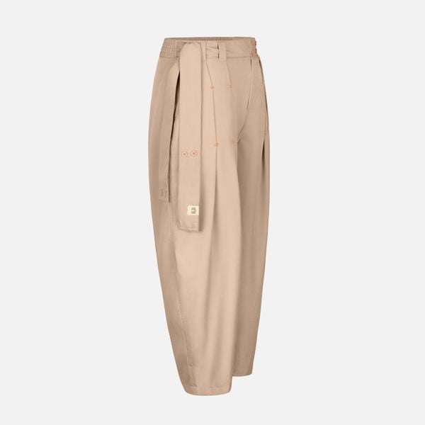  PLEATED WIDELEGS PANTS BROWN 