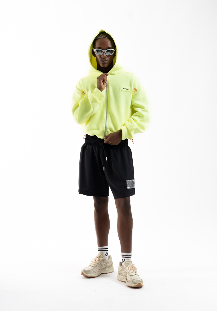  GOBLIN SIGNATURE BOXY HOODIE ZIP NEON 