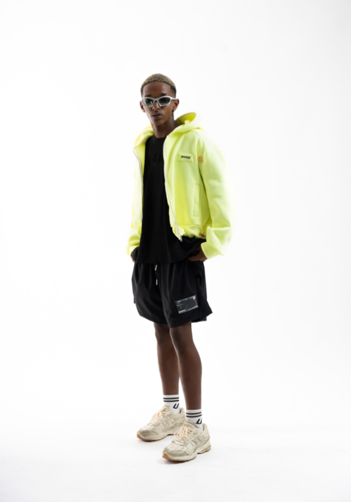  GOBLIN SIGNATURE BOXY HOODIE ZIP NEON 