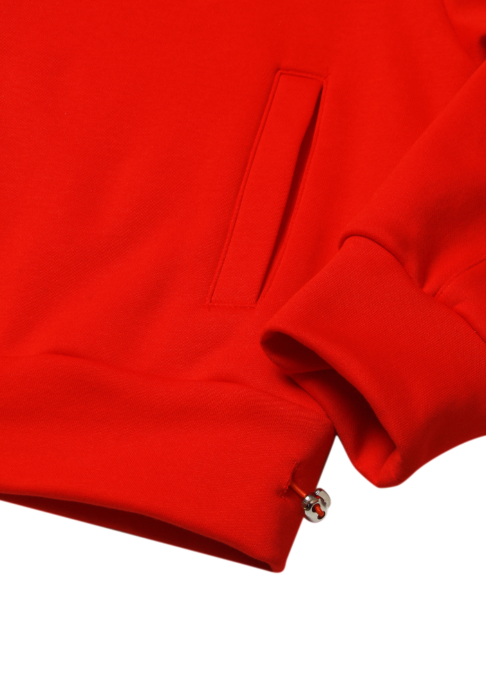  GOBLIN SIGNATURE BOXY HOODIE ZIP RED 