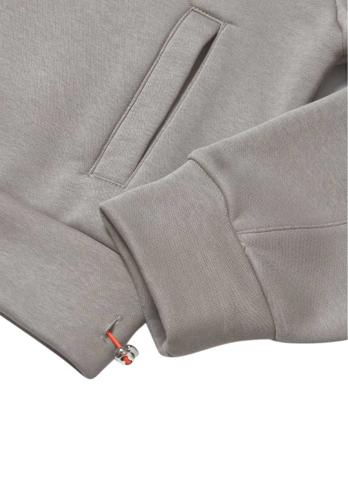  GOBLIN SIGNATURE BOXY HOODIE ZIP GREY 