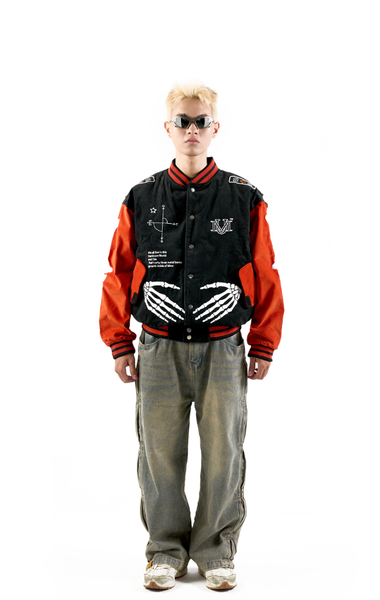  SKELETON VARSITY BLACK/NELI 