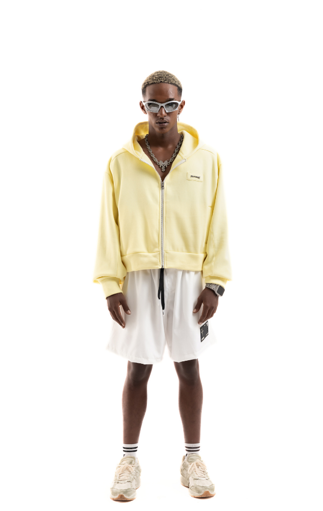  GOBLIN SIGNATURE BOXY HOODIE ZIP LIMELIGHT 