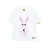  WHITE FLUFFY RABBIT TEE 