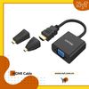 Unitek Y-C6355 - Cáp chuyển HDMI ra VGA+Audio 3 Trong 1 - Hàng Chính Hãng