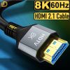 Dây HDMI 2.1 8K 60Hz Đen Trơn NYT HAN103
