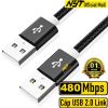  Cáp USB 2.0 Link 2 Đầu Đực Bện Dù Cao Cấp NYT DLN103 Bảo Hành 12T Chính Hãng 