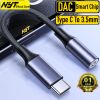 Cáp Chuyển Tai Nghe Type C Sang 3.5mm DAC Smart Chip NYT CD102 Hỗ Trợ Cho Hầu Hết ĐT Hiên Nay