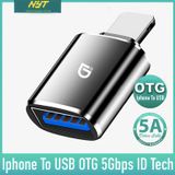  Đầu Chuyển Đổi Điện Thoại Android /Táo Sang USB 3.0 OTG 5Gbps, Kết Nối Phím, Chuột, Đọc Dữ Liệu vv - ID CD110 