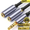 Jack Chia Tai Nghe 3.5mm 1 Ra 2 Cao Cấp IDTech CD105 - BH 12T Đổi Mới