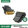UGREEN 20124- Đầu Chuyển DVI D Ra HDMI Cao Cấp