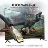  UGreen 30118 - Cáp DisplayPort 1.2 Đầu metal Vỏ bện lưới Dài 1m cao cấp UGREEN DP107 