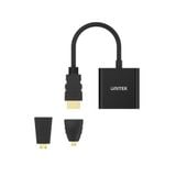  Unitek Y-C6355 - Cáp chuyển HDMI ra VGA+Audio 3 Trong 1 - Hàng Chính Hãng 