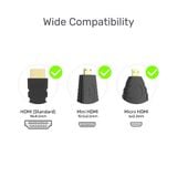  Unitek Y-C6355 - Cáp chuyển HDMI ra VGA+Audio 3 Trong 1 - Hàng Chính Hãng 