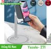 Giá Đỡ Điện Thoại Cao Cấp NKQ01 - Có Lỗ Cắm Sạc, Chất Liệu Nhôm Sang Trọng