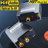  Bộ Chuyển Optical Sang AV Digital to Analog Audio R/L ID Tech AT105 - Bảo Hành 24T đổi mới 