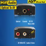  Bộ Chuyển Optical Sang AV Digital to Analog Audio R/L ID Tech AT105 - Bảo Hành 24T đổi mới 