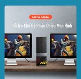  Dây HDMI 2.1 8K UHD 48Gbps NYT H2H211 Bện Lưới, Đầu Metal Mạ Vàng Cao Cấp - BH 24T Chính Hãng 