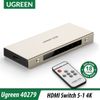 UGreen 40279 - Bộ Gộp HDMI 5 Cổng Vào 1 Cổng Ra Hỗ Trợ 4K@30Hz Cao Cấp