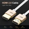 Ugreen 40490 - Dây HDMI 2.0 Dài 2M 4K*60Hz Sợi Siêu Nhỏ ( Màu Rose Gold)