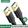 Ugreen 30149 - Cáp USB 3.0 Link 2 Đầu Đực Cao Cấp Dài 1.5M - Support 5Gbps