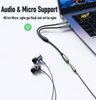  Jack Chuyển Mic & Tai Nghe Ra 1 Cổng 3.5mm Female NYT CD104 