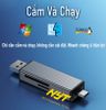  Đầu Đọc Thẻ Nhớ SD, Micro SD Cổng Type C và USB OTG NYT N20 Bảo Hành 12T Đổi Mới 