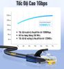  Cáp Mạng Lan Cat6 Đen Tròn Dài 5M 10M 15M 20M NYT LC6101 - Bảo Hành 12T Đổi Mới 