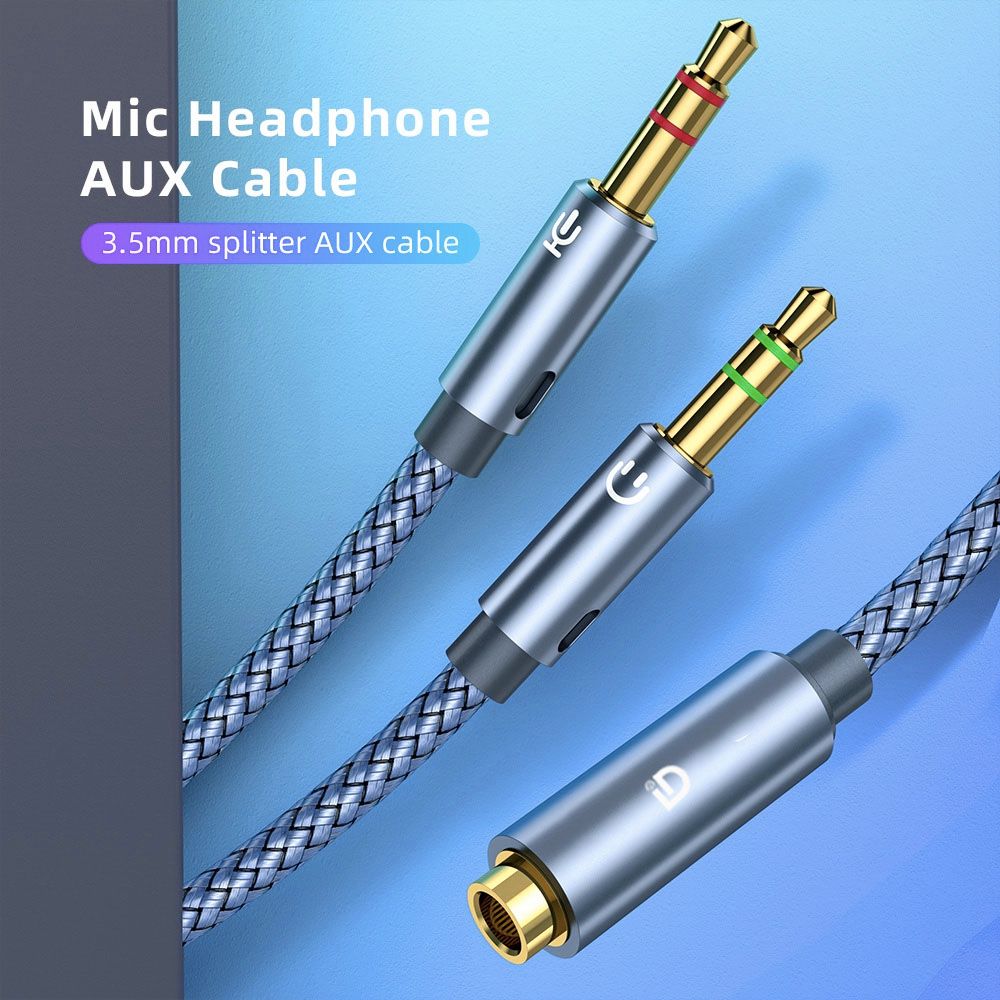  Jack Chuyển Mic & Tai Nghe Ra 1 Cổng 3.5mm Female ID Tech CD104 