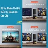  Dây HDMI 2.1 8K UHD 48Gbps NYT H2H211 Bện Lưới, Đầu Metal Mạ Vàng Cao Cấp - BH 24T Chính Hãng 
