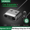 Bộ Mở Rộng 2 Cổng Sạc & 2 Cổng USB Max 120W Cho Ô Tô Ugreen CD131- BH 18T Chính Hãng