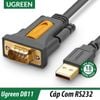 Cáp USB Sang RS232 COM DB9 Ugreen CR104 Chính Hãng