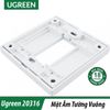 Mặt Nạ Âm Tường Vuông Cao Cấp Ugreen 20316 - Hàng Chính Hãng