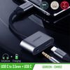 Cáp Chia USB C ra Audio 3.5mm & USB C Charging Cao Cấp UGREEN CM193