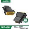 Jack Chuyển HDMI To DVI UGreen 20124 Chính Hãng