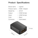  [ Q.10] Đầu Nối Dài HDMI 2.0 4K@60Hz Chính Hãng UGREEN 20107 Chính Hãng 