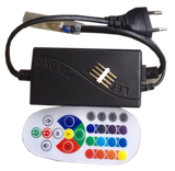 Bộ khiển   - led cuộn 7 màu (12v)  , dùng cho led 3014/5050/2835/5730/neon, có remote, Mã SP: H339B