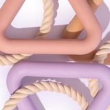  Đồ chơi kéo co hình tam giác cho thú cưng  Blush 