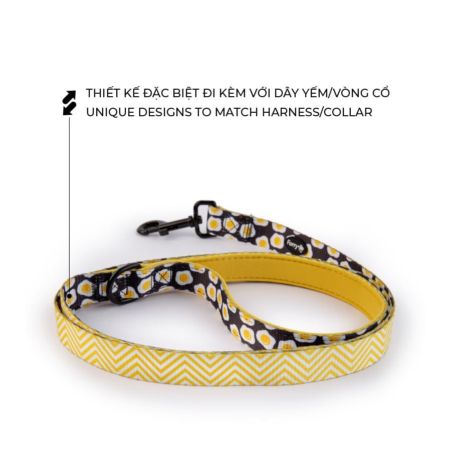  Combo Vòng Cổ , Dây Dắt Và Nơ Sunny Side Up 