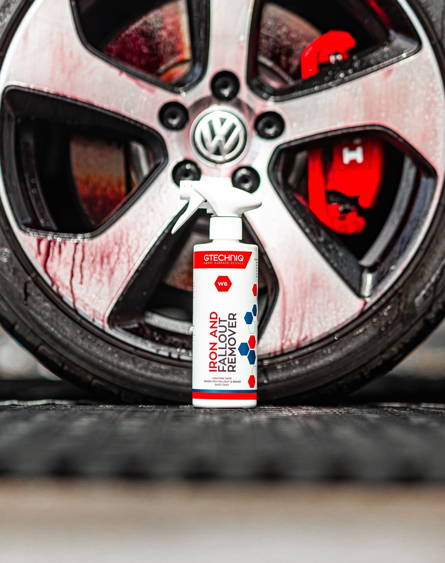  Dung Dịch Tẩy Bụi Sơn Bụi Sắt Mâm Xe - Gtechniq W6 Iron & Fallout Remover 5l 
