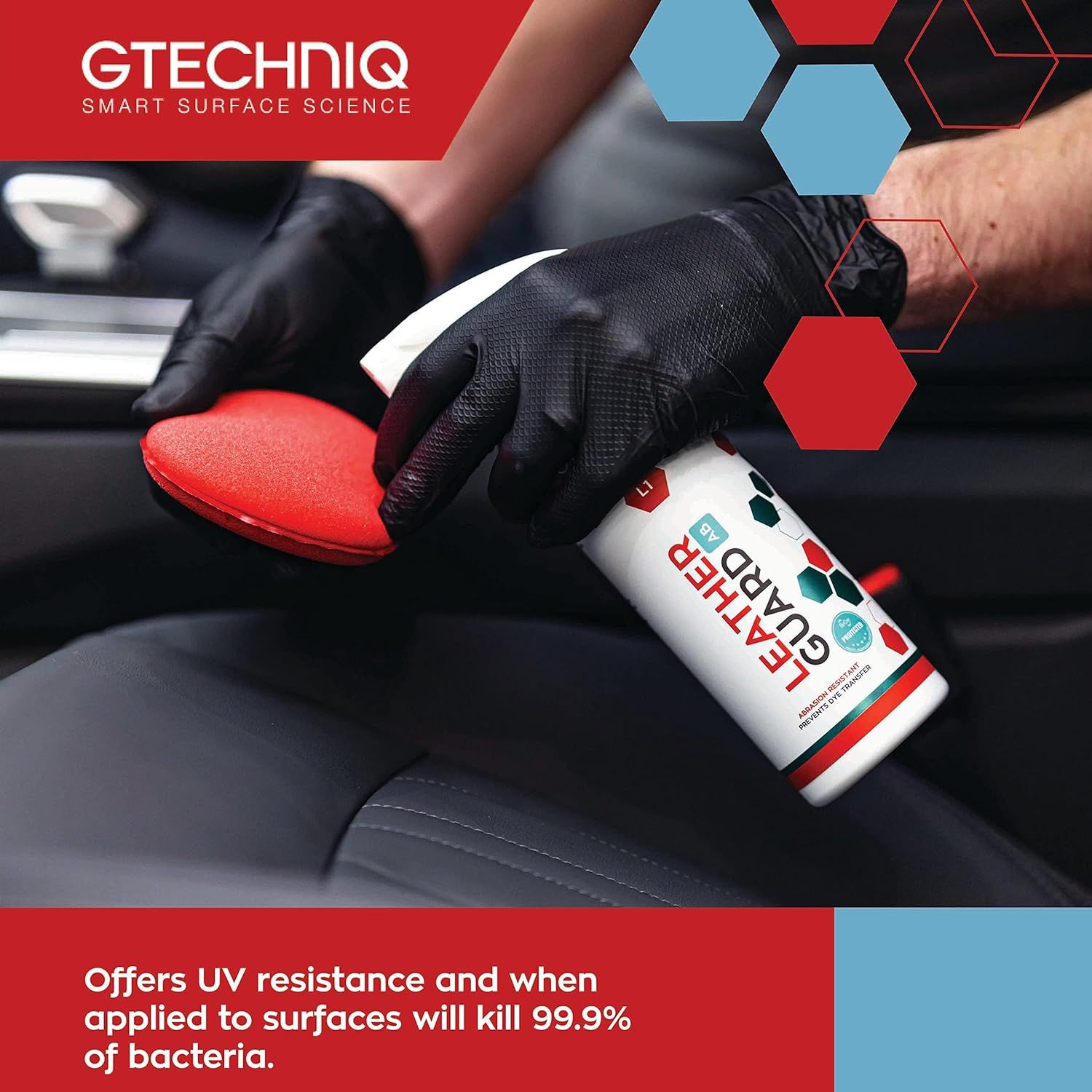  Phủ Bảo Vệ Bề Mặt Da - Gtechniq L1 Leather Guard Anti-Bacterial 500ml 