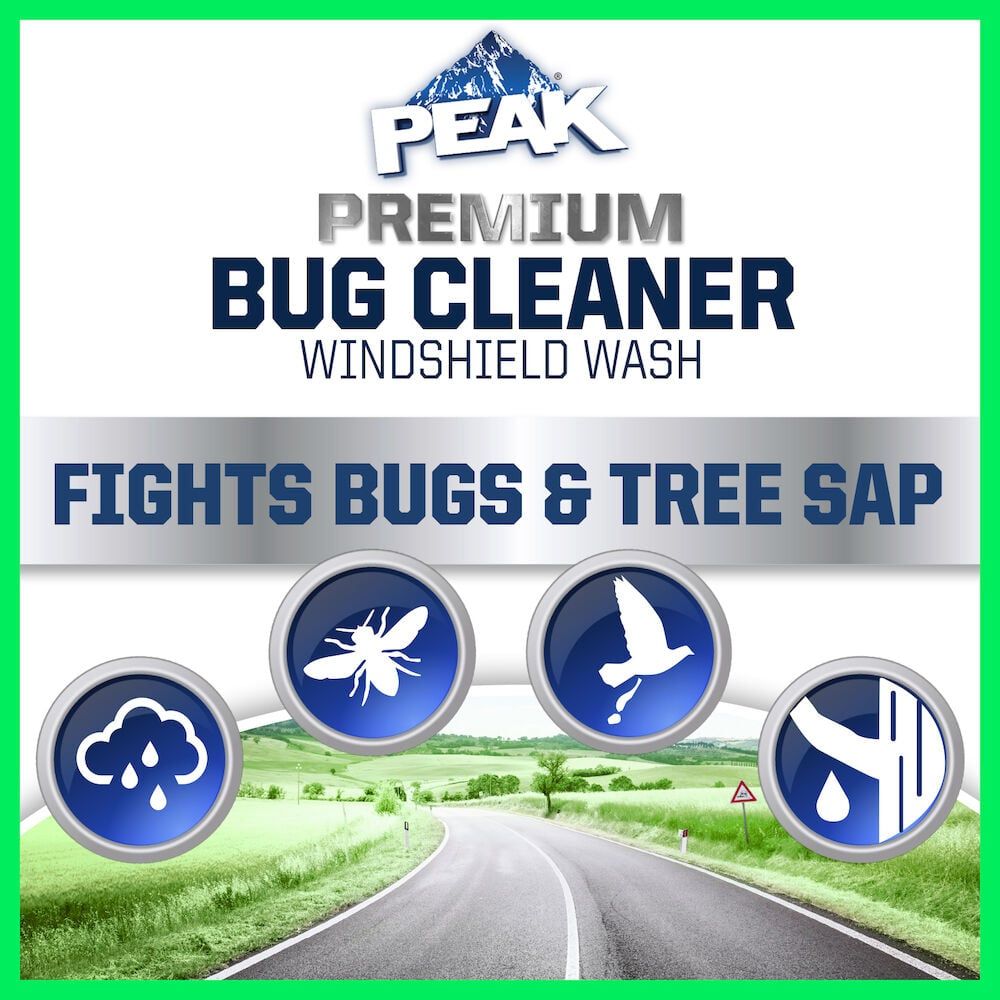 Dung Dịch Làm Sạch Kính Lái - Peak Bug Wash 