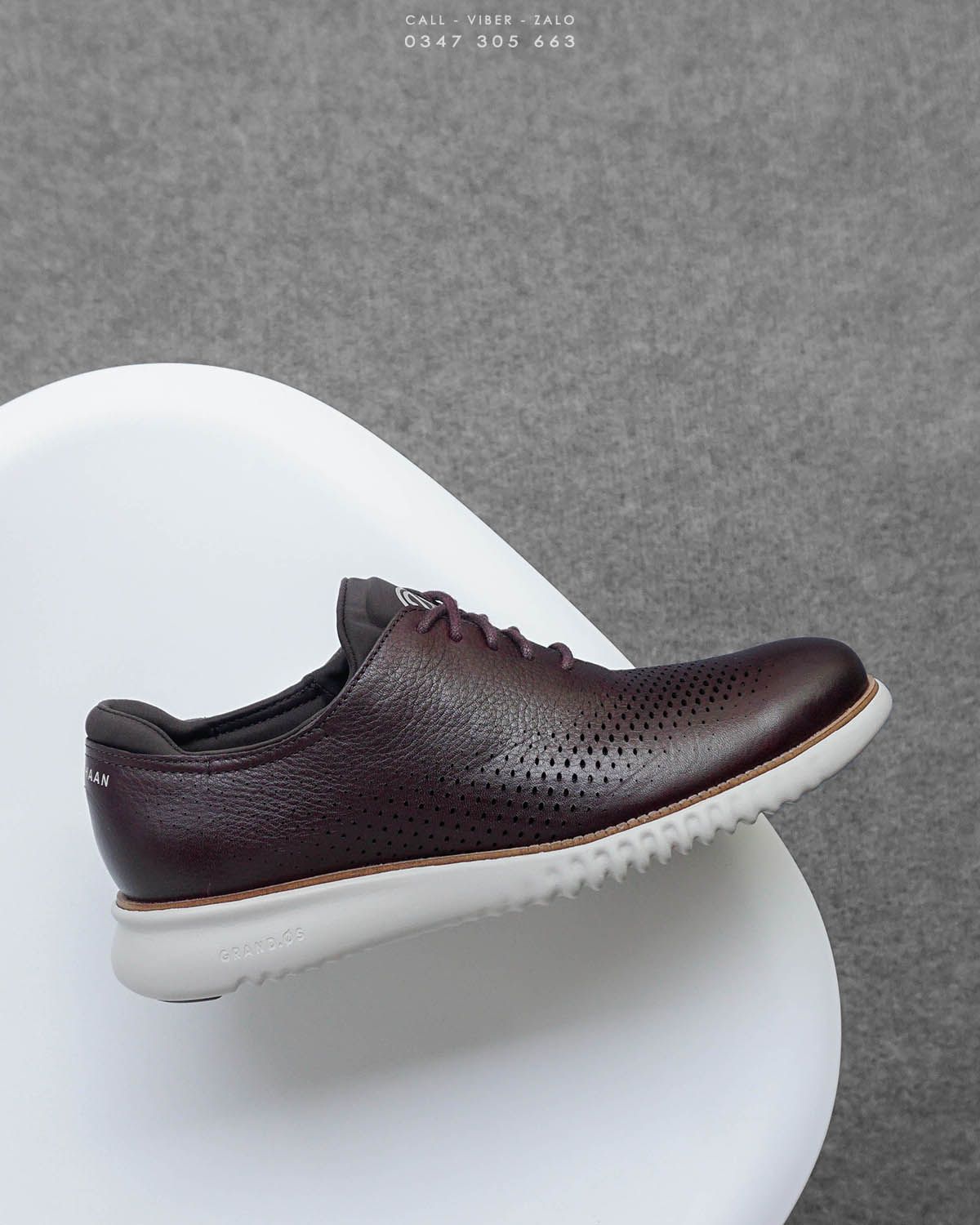 2.Zerogrand Laser Wingtip Oxford Purple 